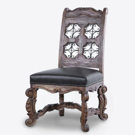 Iron Star Dining Chair with Dragonfly Legs