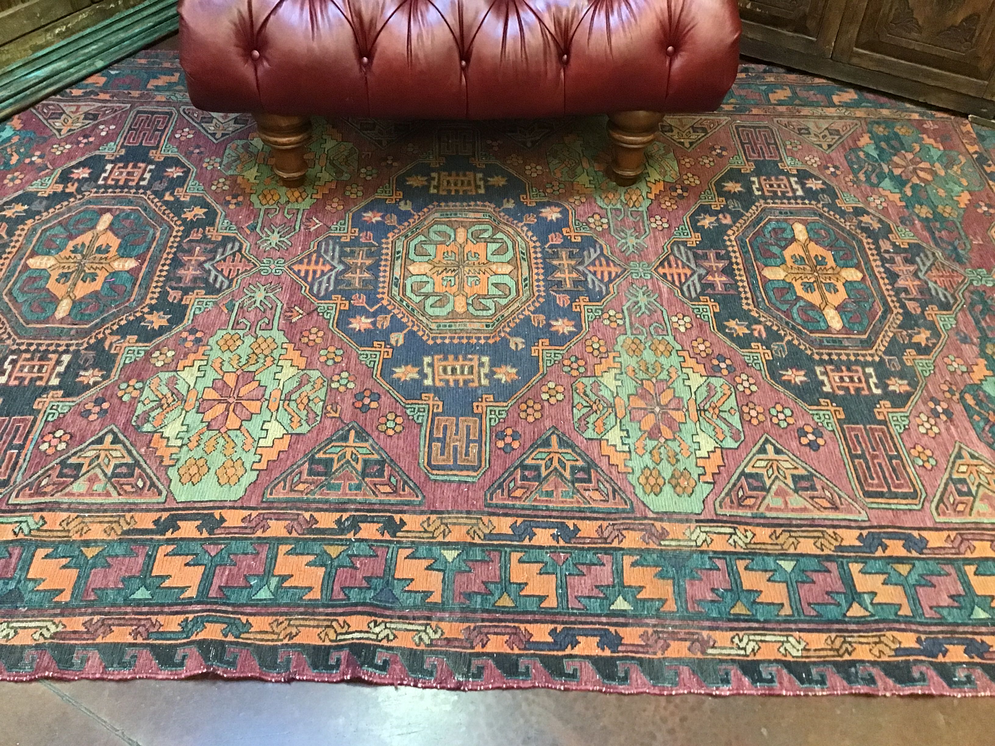 Rug Caucasian Sumak Weave 6'2x10'8""