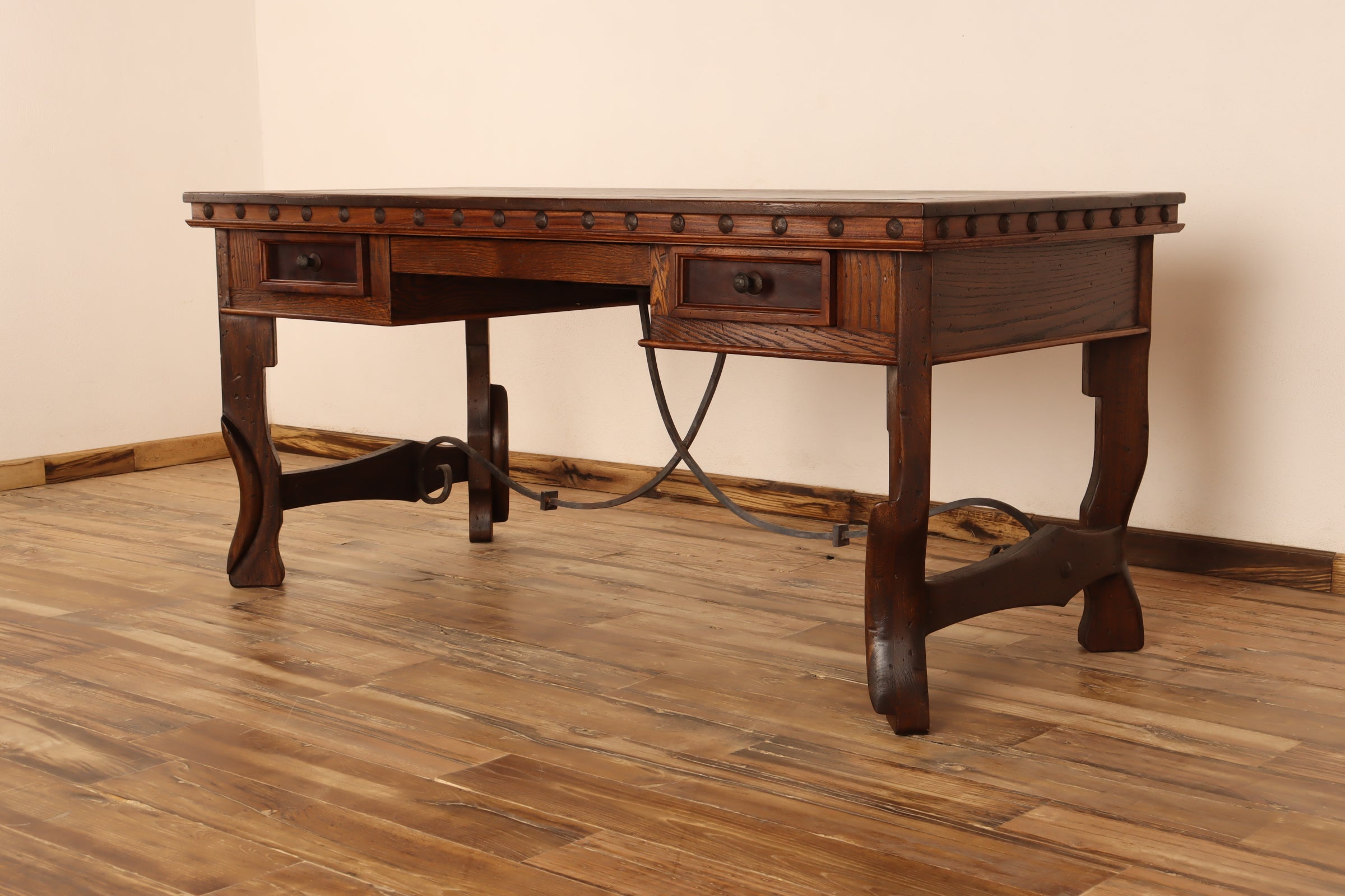Desk Nevada 66 X 30 X 30 Paprika Leather/DD