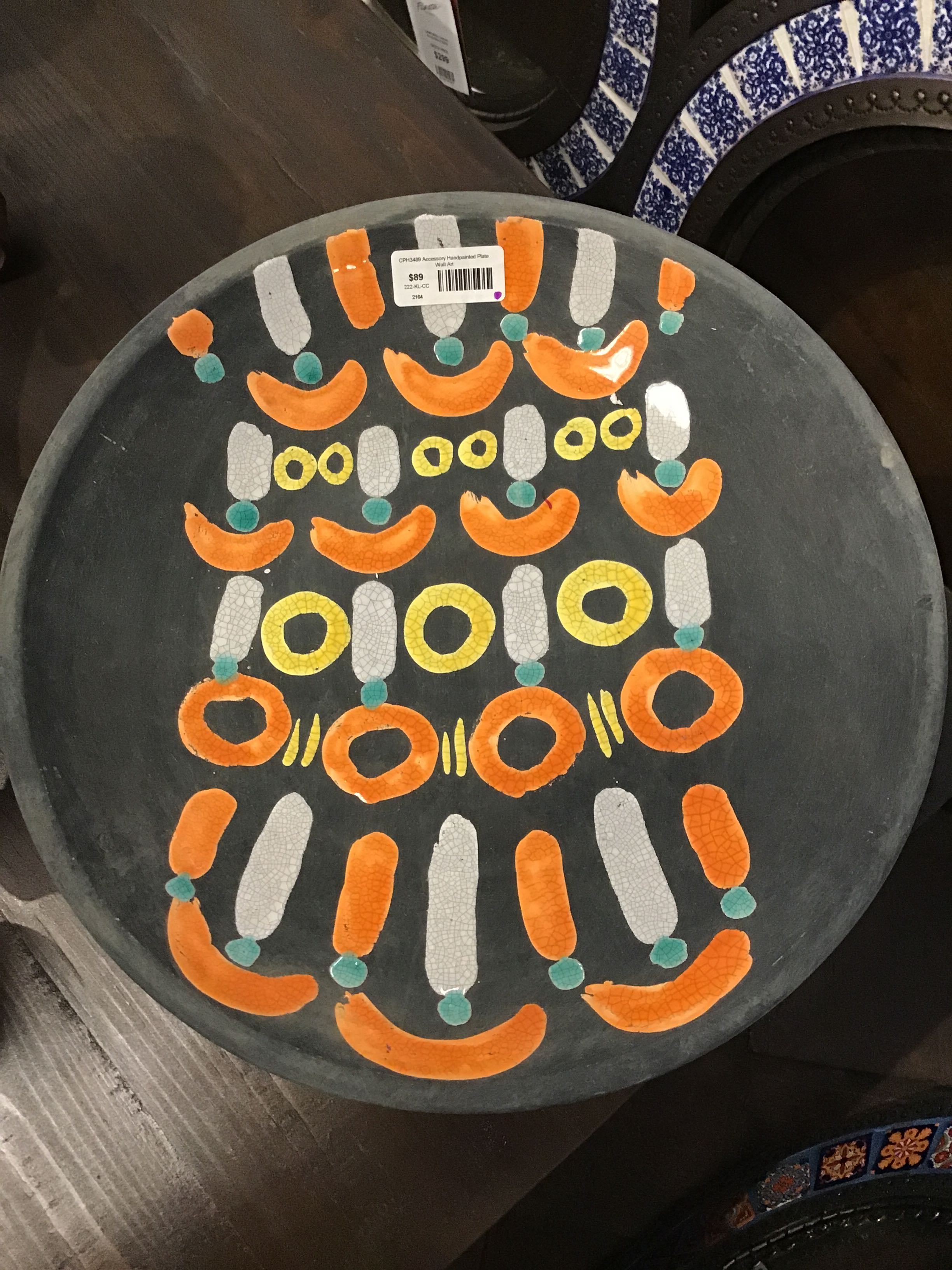 Accessory Handpainted Plate Wall Art