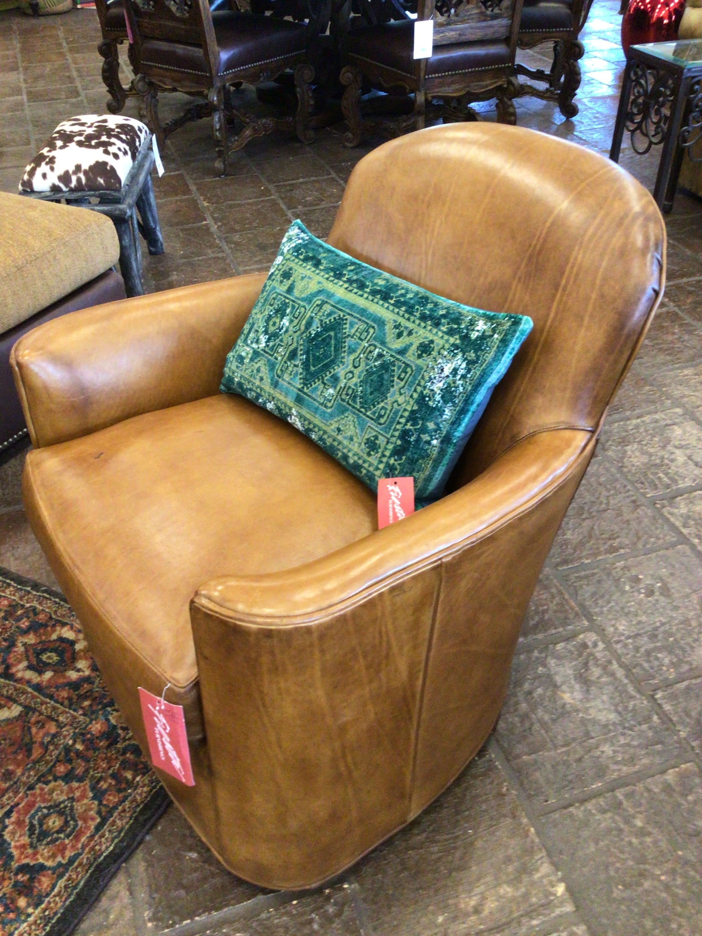 Swivel Chair Savauge Saddle