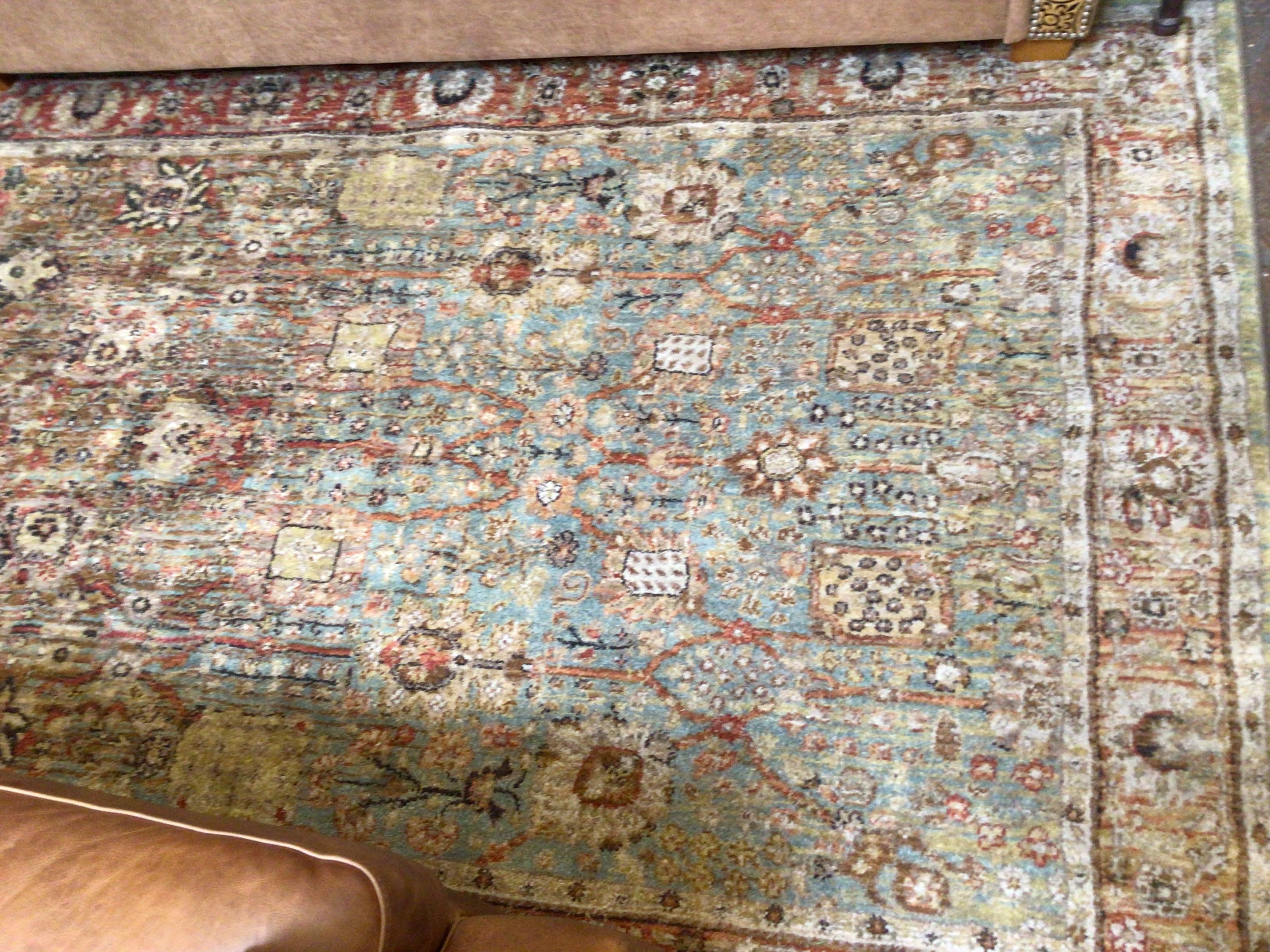 Rug Spice Market Myanmar Aqua Marine 5'3 X 7'10""