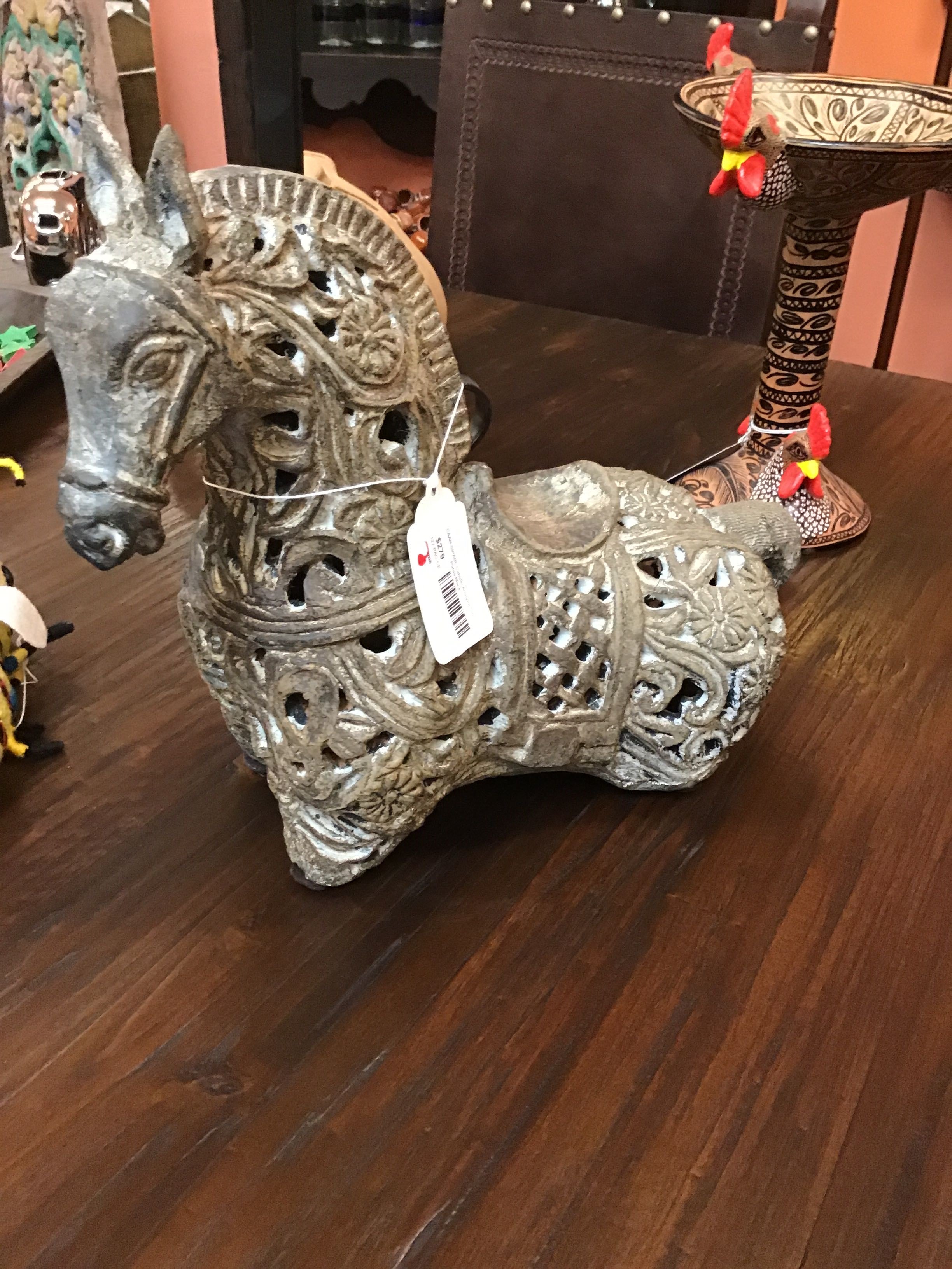 Caballo Arlequin Sin Patas Black