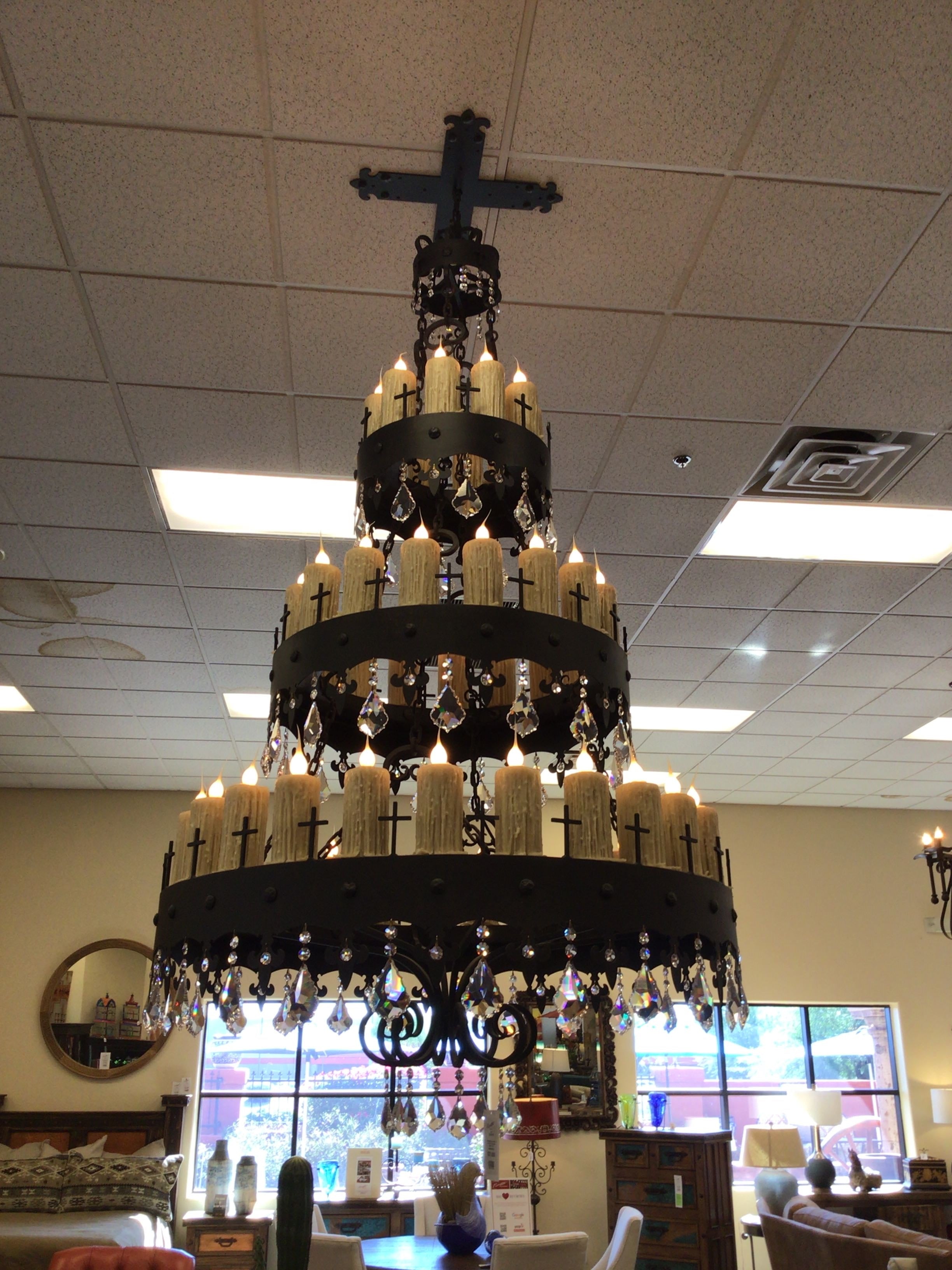 Chandelier Seville III Tier 48Wx72"H"