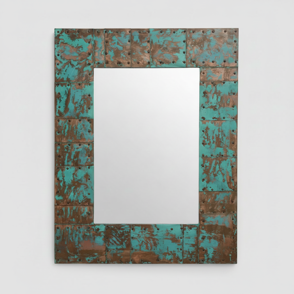 Mirror Copper Patch Verde