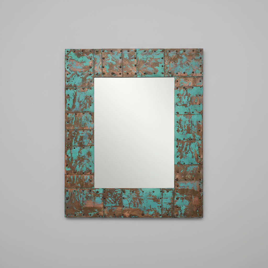 Mirror Copper Patch Verde