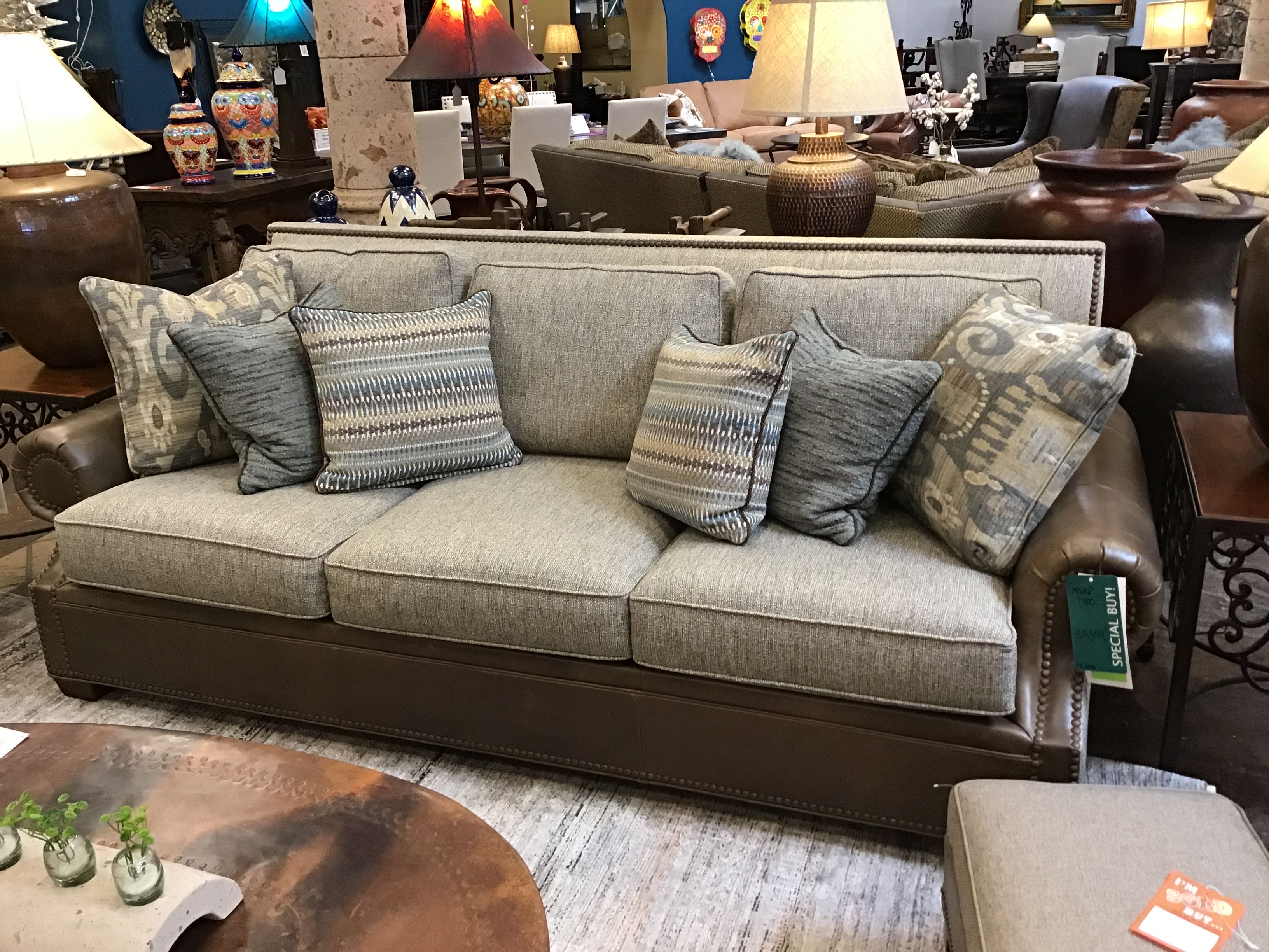 Sofa Alan Collection 94w X 45"d X 38"h 2243-80/L3365-74"