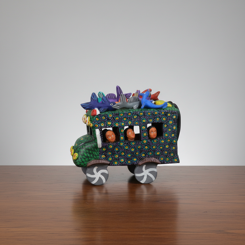 Folk Art Bus Small
