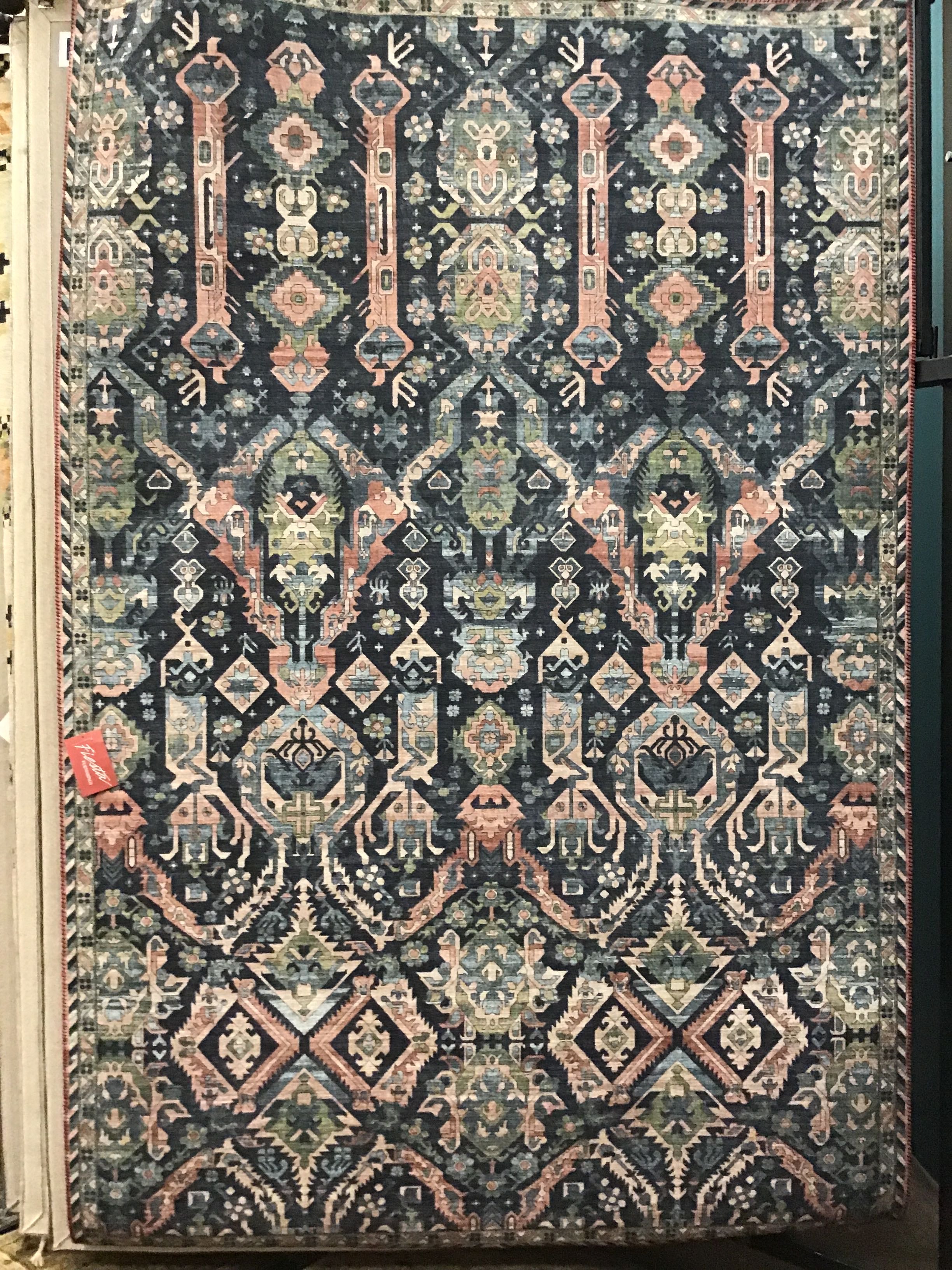 Nikki Chu Teleza Rug Marsala Blueberry Keyara