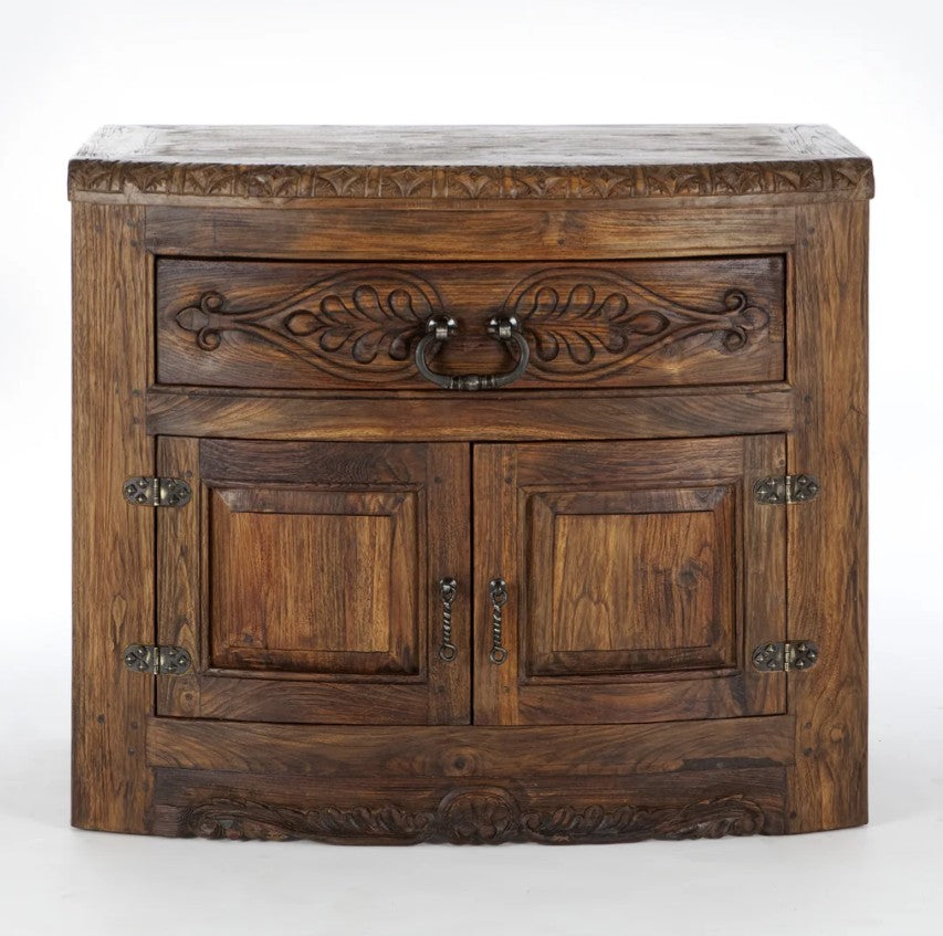 Round Nose Bedside Chest