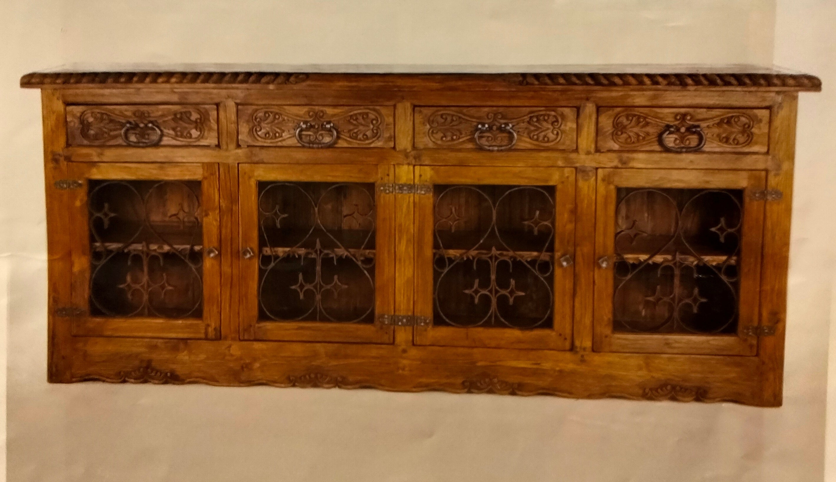 Lovina Hall Buffet with Iron Doors