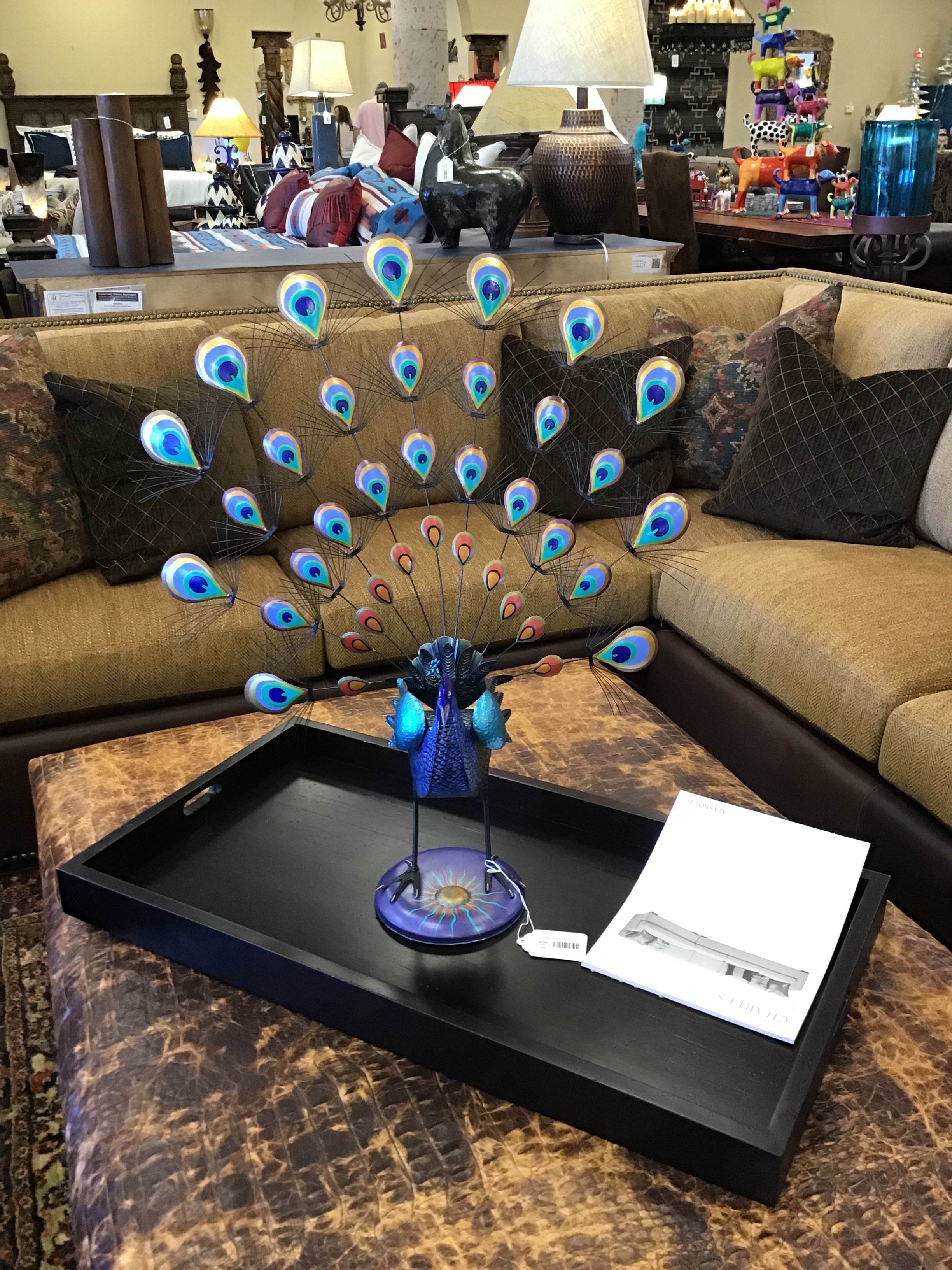 Painted Peacock Tin