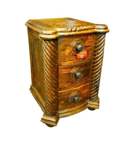 Southern Twist Bedside Chest 3 Drawer