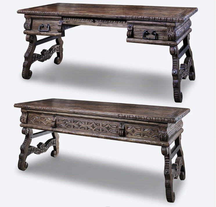 Barcelona Pencil Desk with Drawers