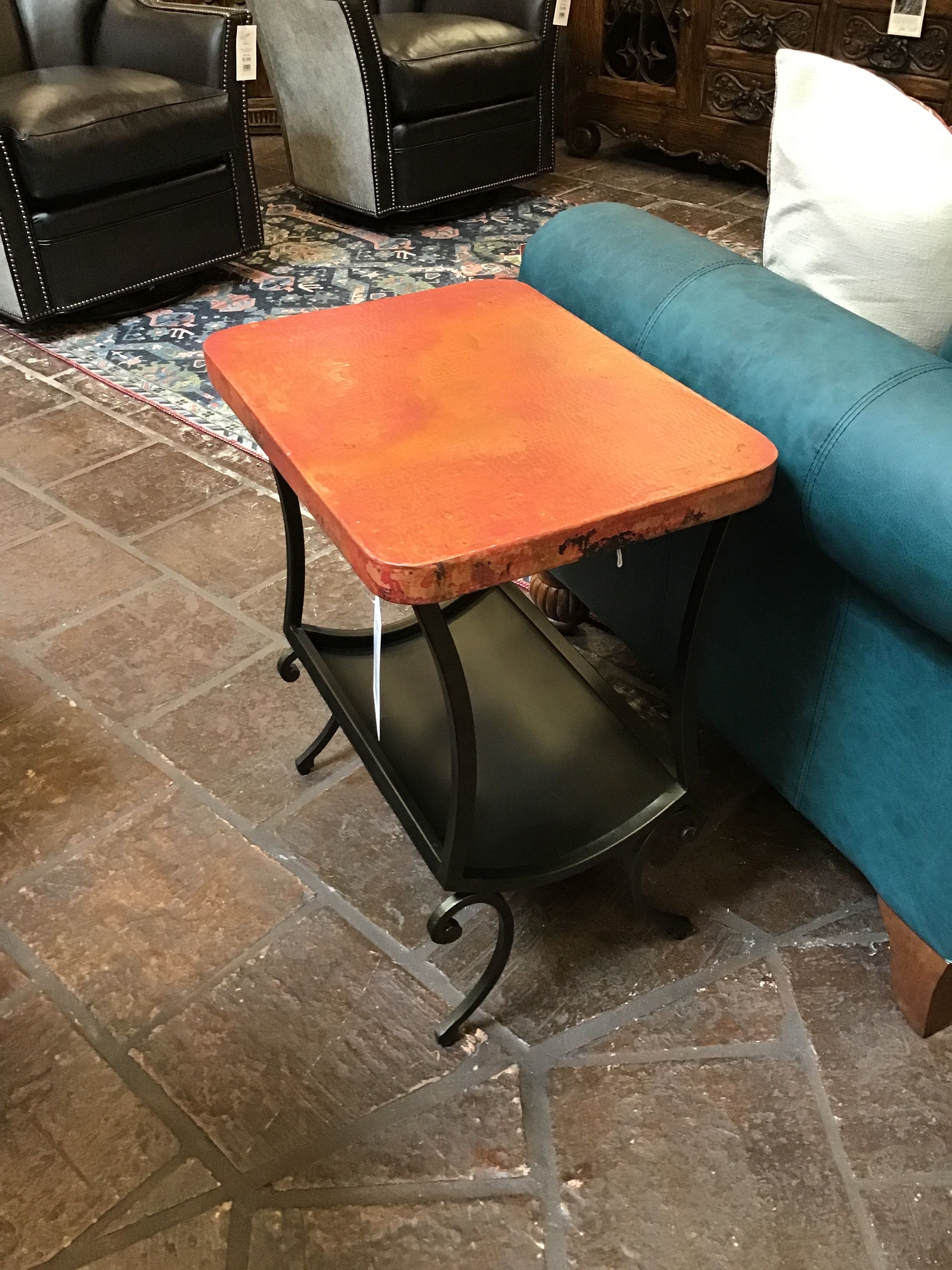 Side Table Santa Fe Copper Top