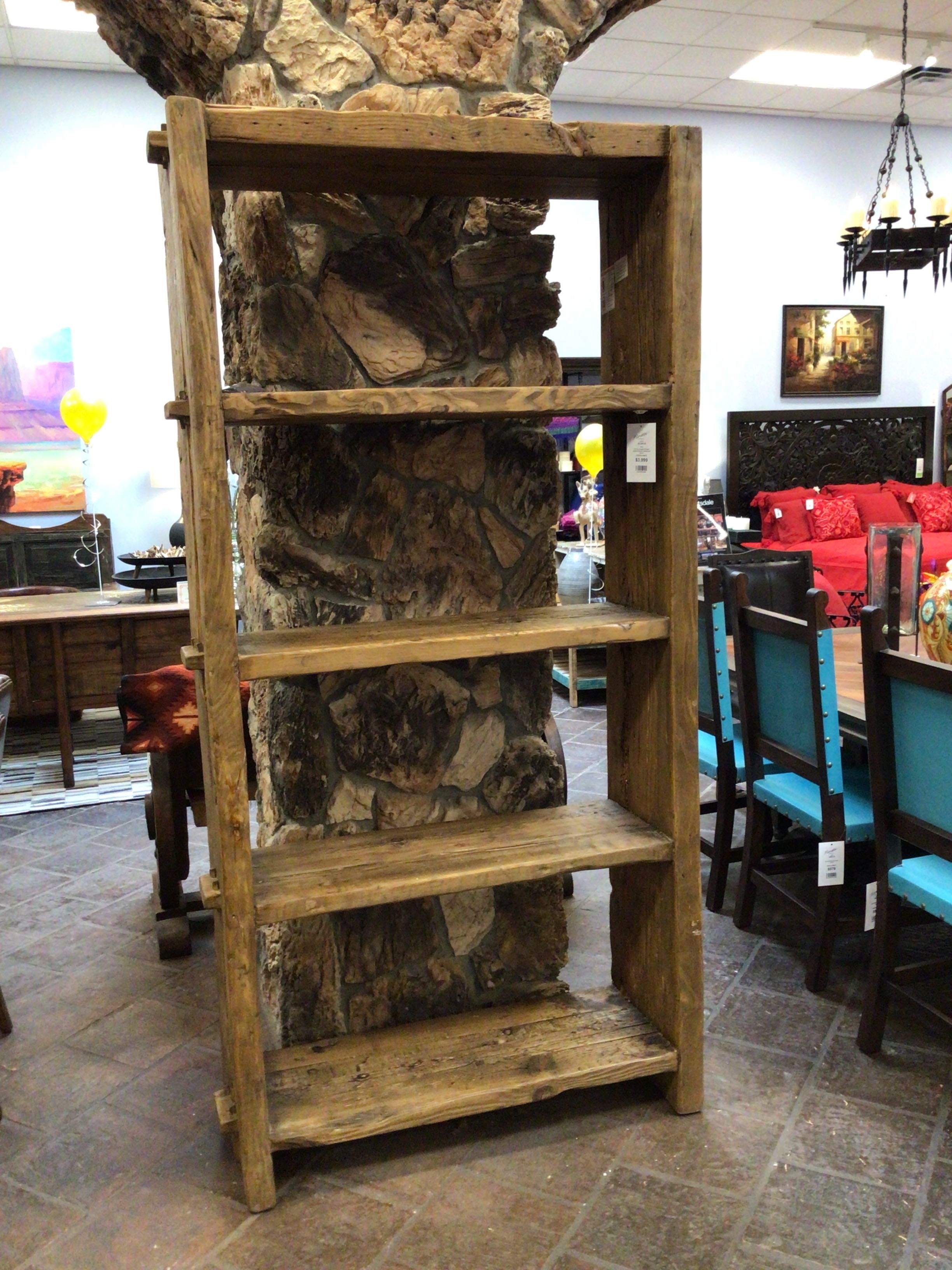 Etagere Etagere Natural Heavely Distressed Wood