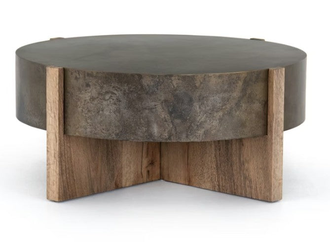 Coffee Table Bingham Distressed Brown