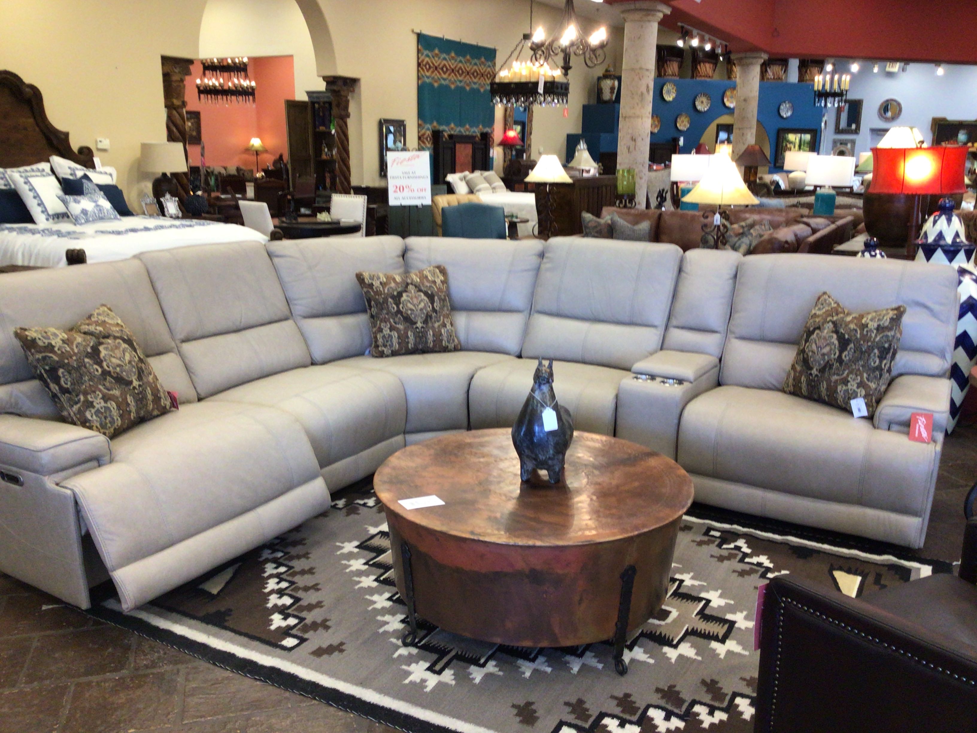Sectional 6 Piece Whitman - Verona Linen 811LPH, 810P,850,840,860,811RPH