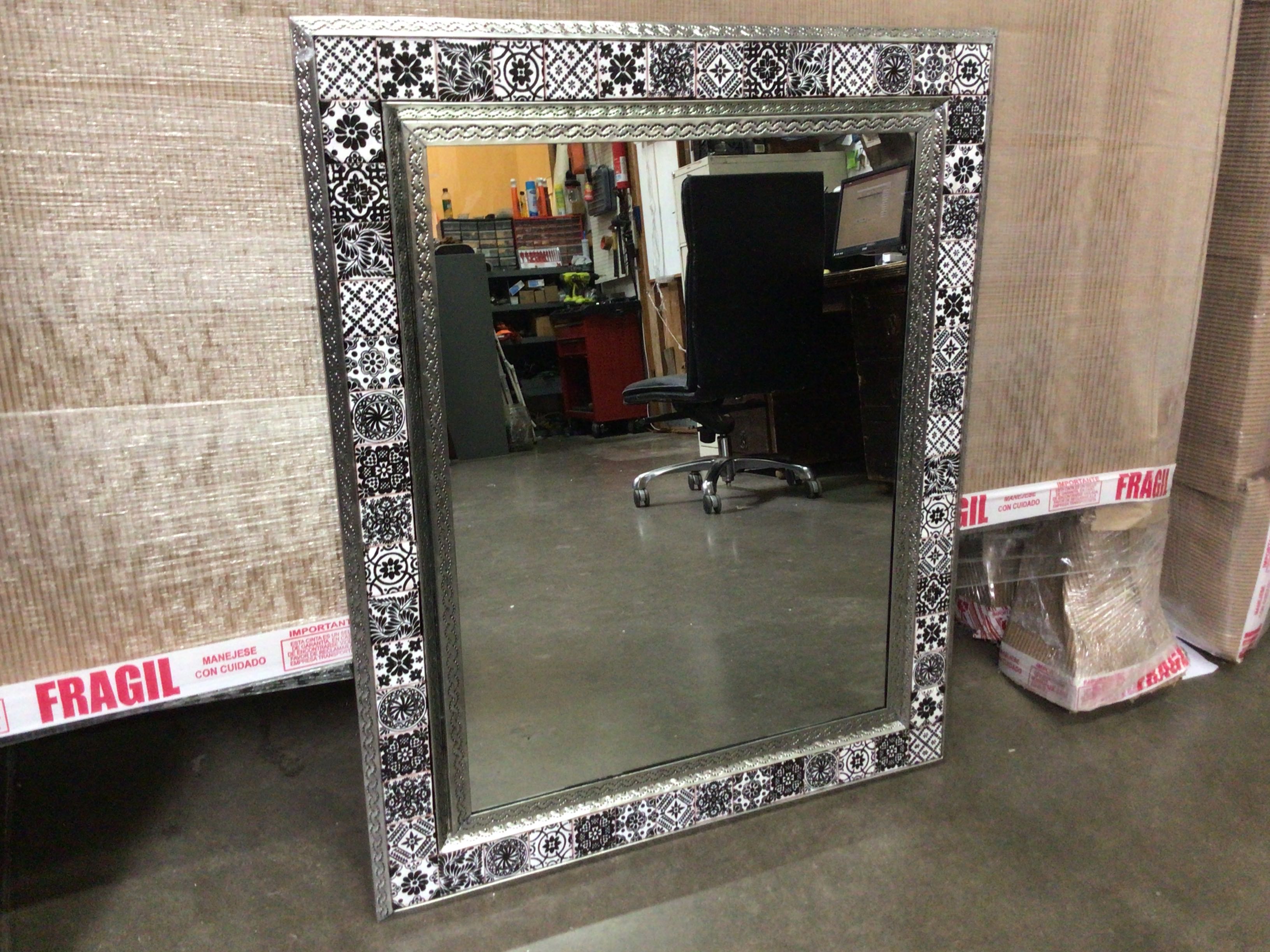 Mirror Tin & Tile Black #5
