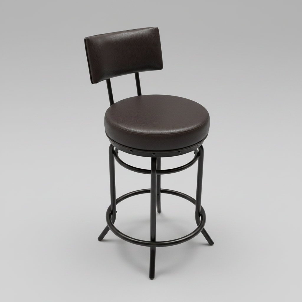 Leslie Barstool Leslie 26 Swivel Mocha/945 Ford Brown"