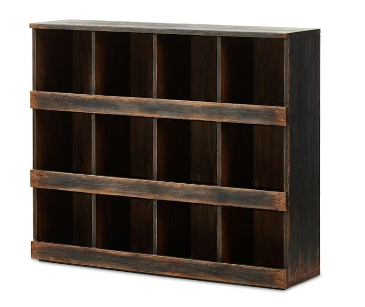 Cabinet Merchantile Shop Store - Aged Brown 48.00w X 12.00"d X 40.00"h"