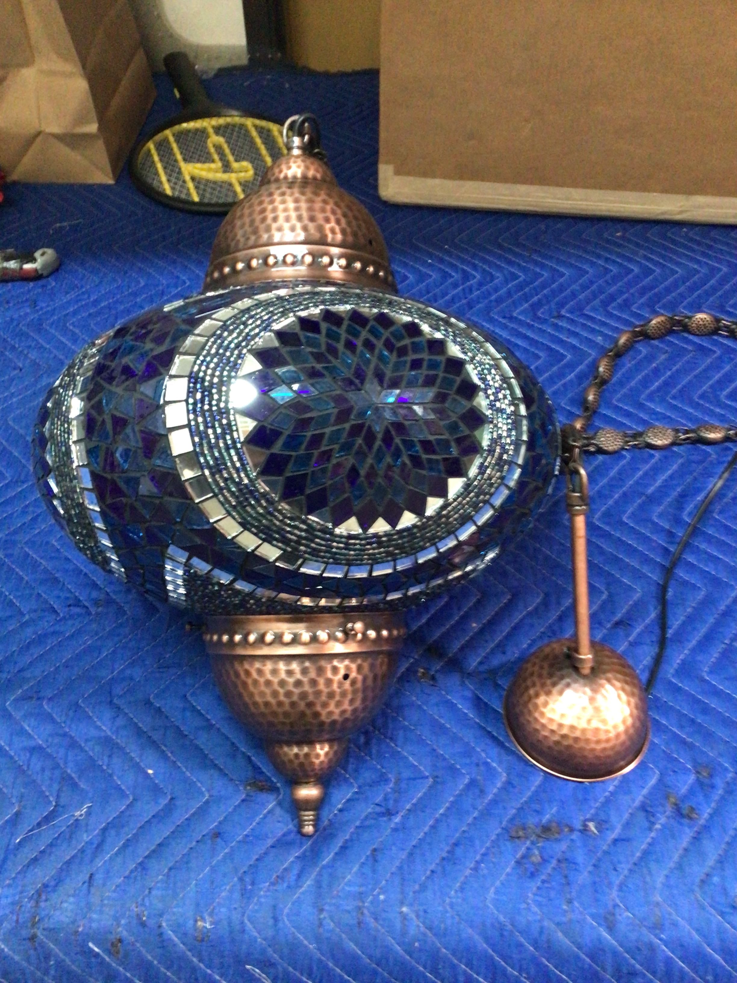Made In Turkey Hanging Lamp Mosiac