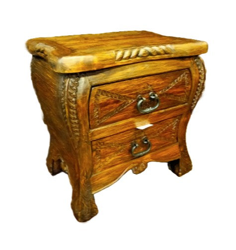 Smooth Bedside Chest 2 Drawer