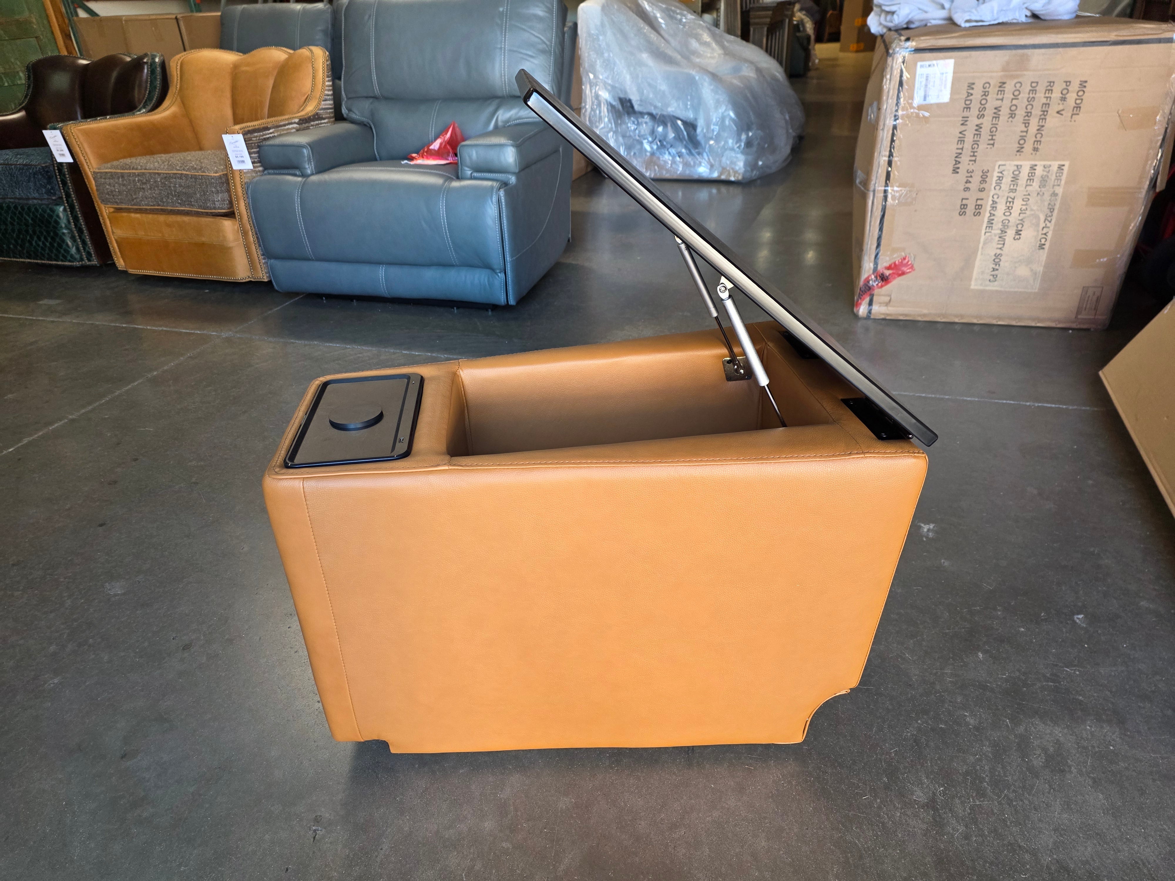 Phoenix Wedge Console with Wireless Charger