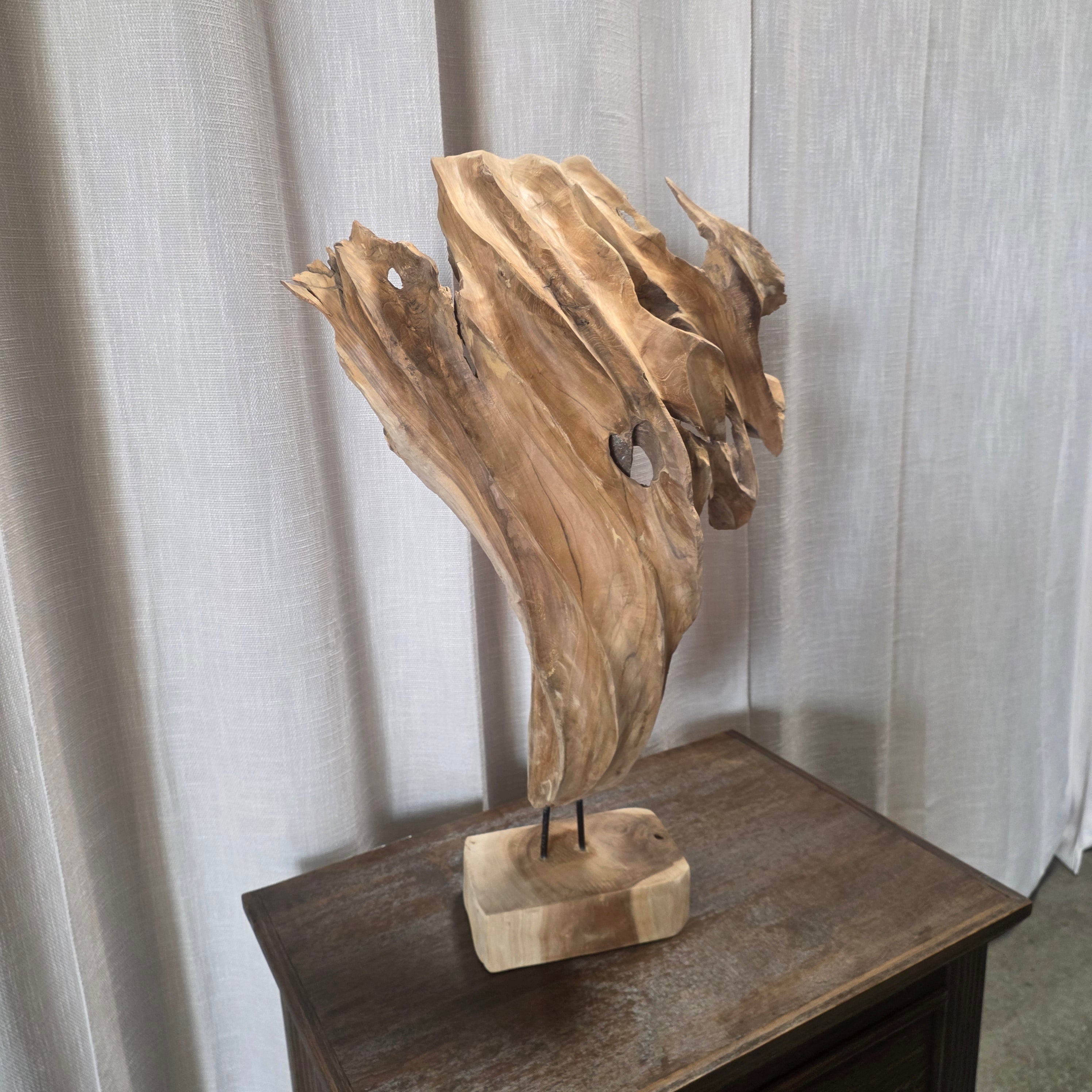 Tearwood Sculpture on Base
