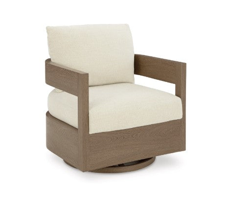 Swivel Glider Dark Brown/White Seed Bay