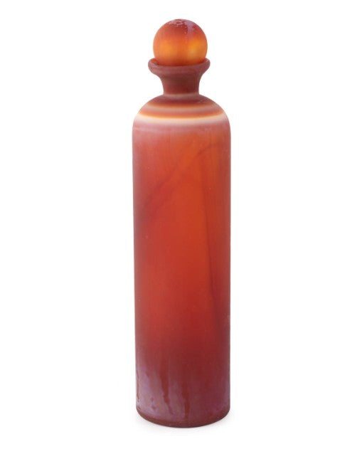 Mercer Glass Capped Bottle In Tangerine Tall