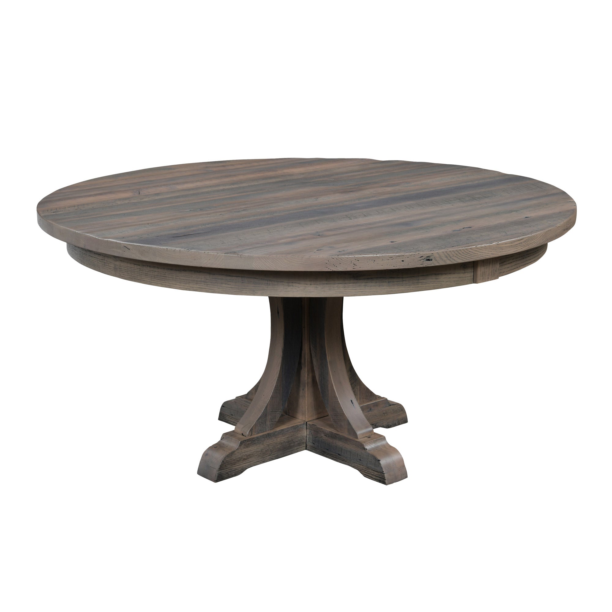Dining Table Callington Round Solid Top Steam Bent Skirting 48x48x30