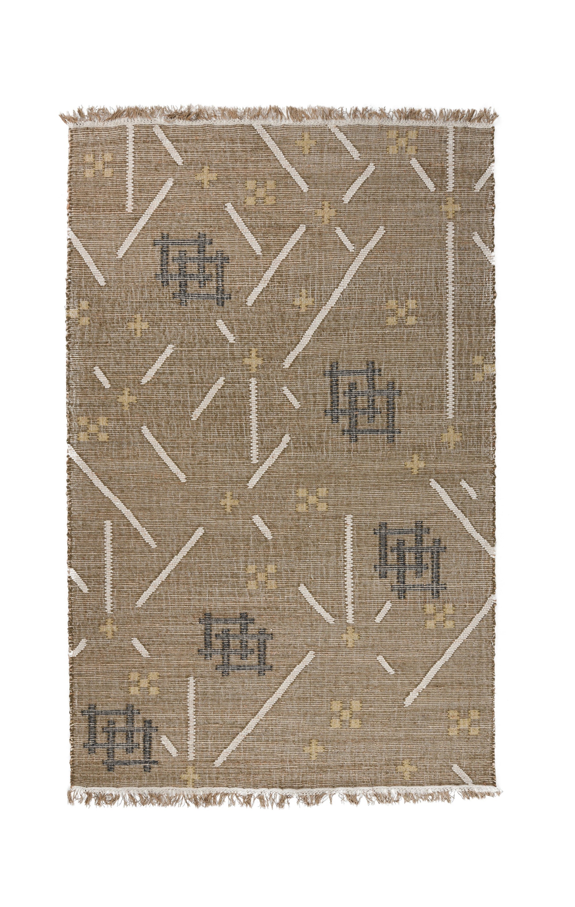 Belfast Khaki Multi 5x8 Rug