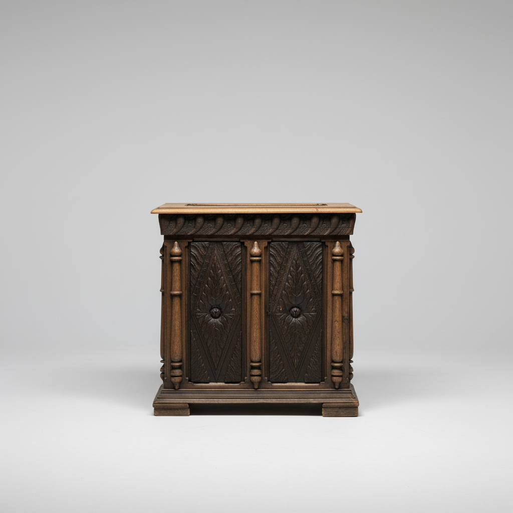 Antique French Confit Pot Storage Trunk