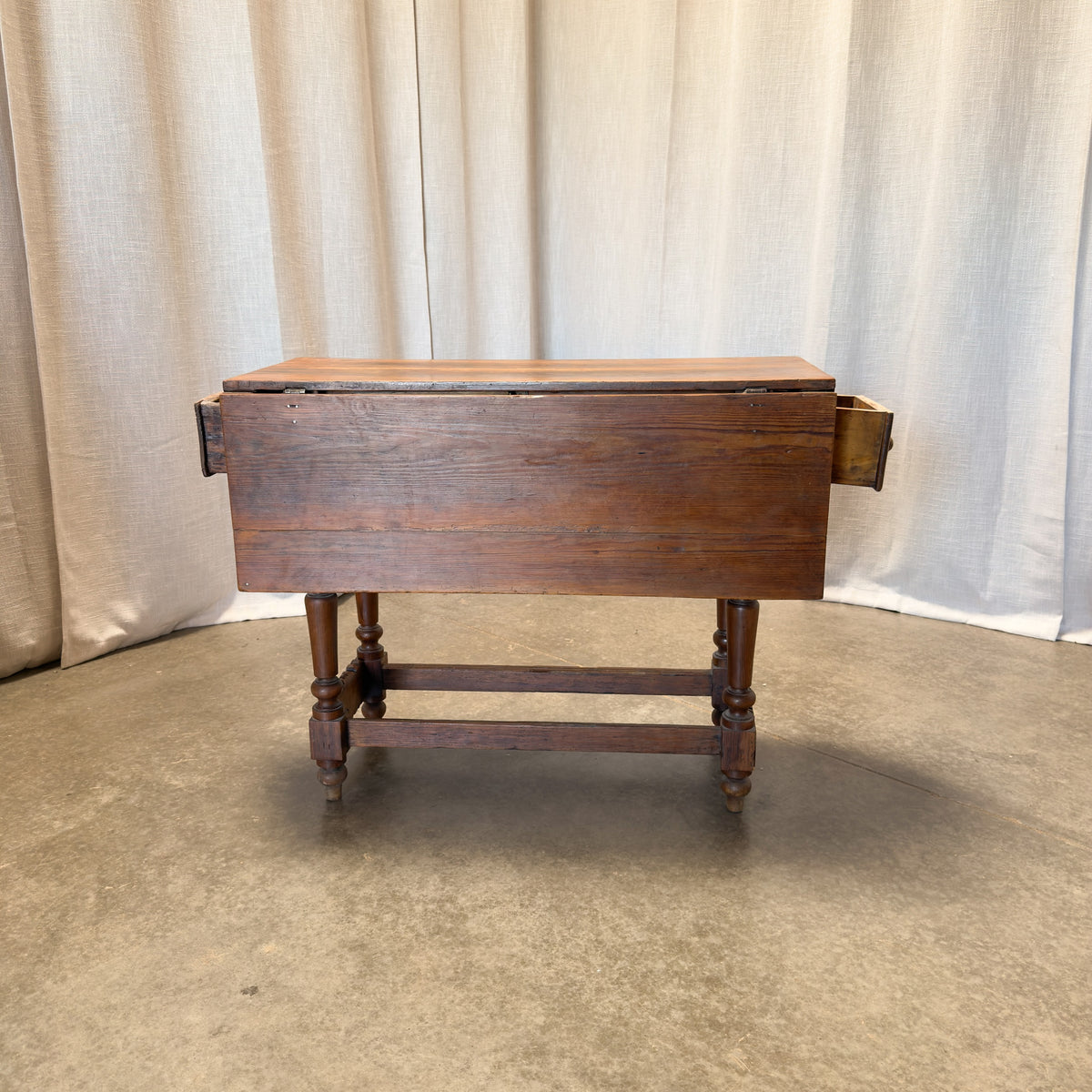 Circa 1850 Antique French Folding Farmhouse Table