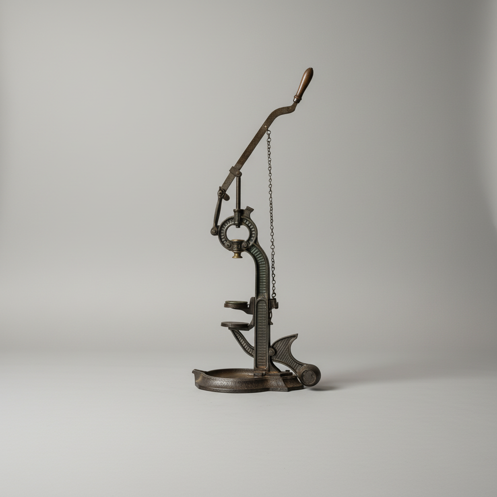 Antique Iron Bottle Corker