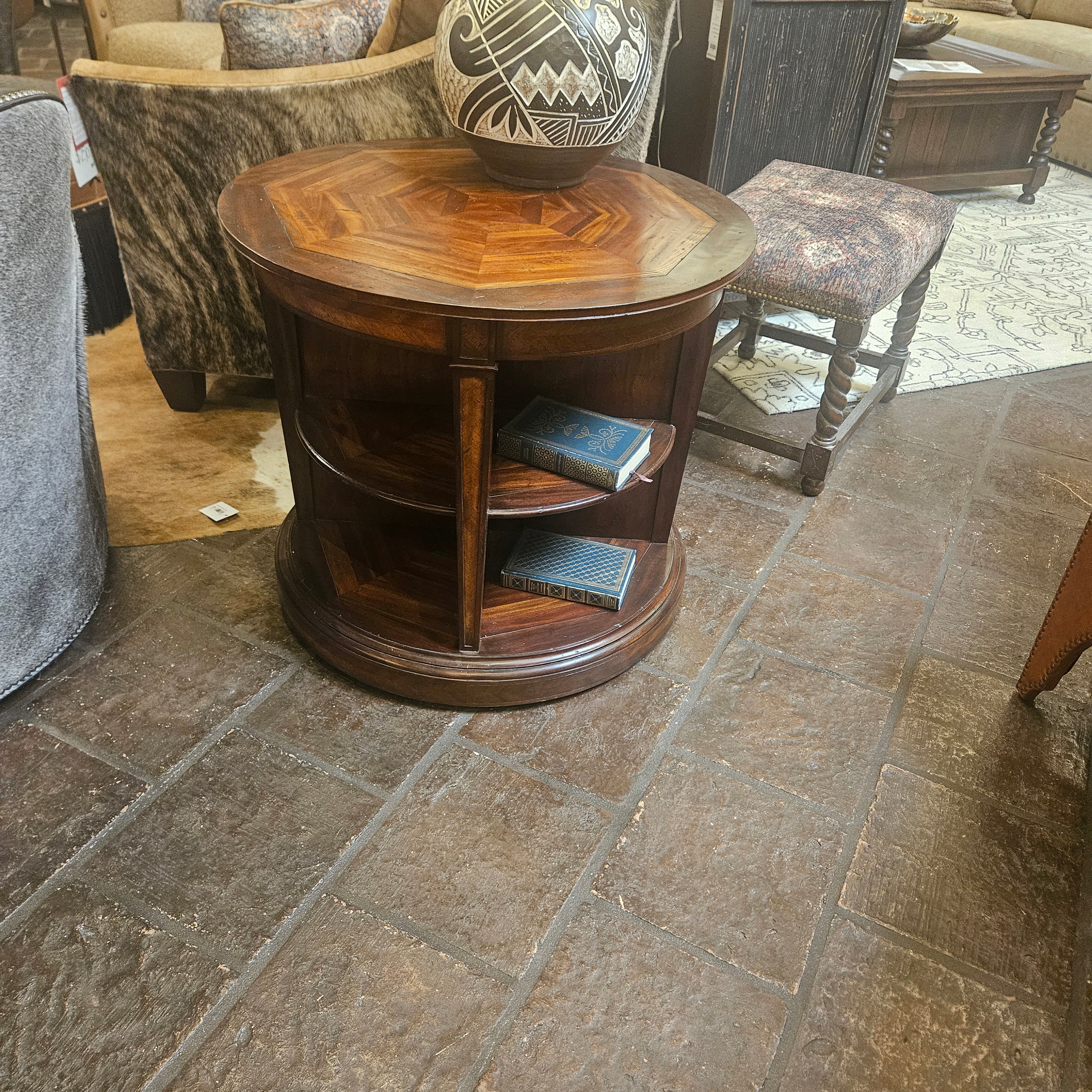 Around the Olive Groves Side Table Brunello Original 19th Century Italian