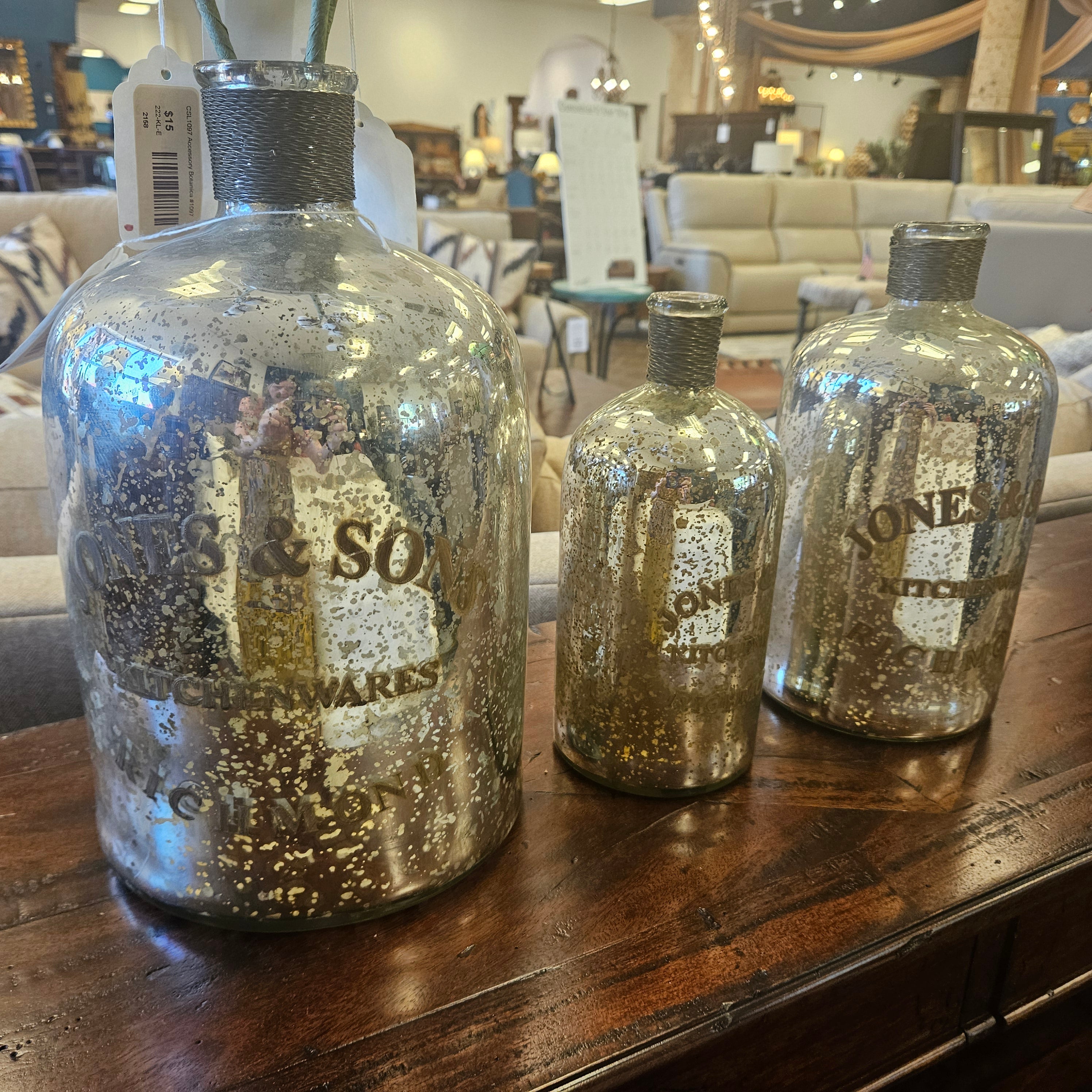 Jugs Kaho Set Of 3 Antiqued