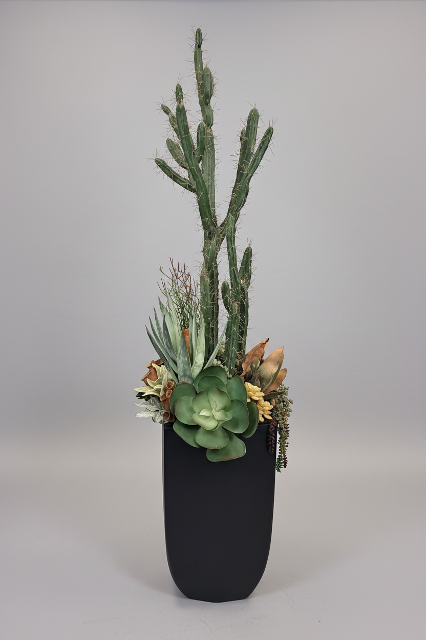 Botanical Large Cactus