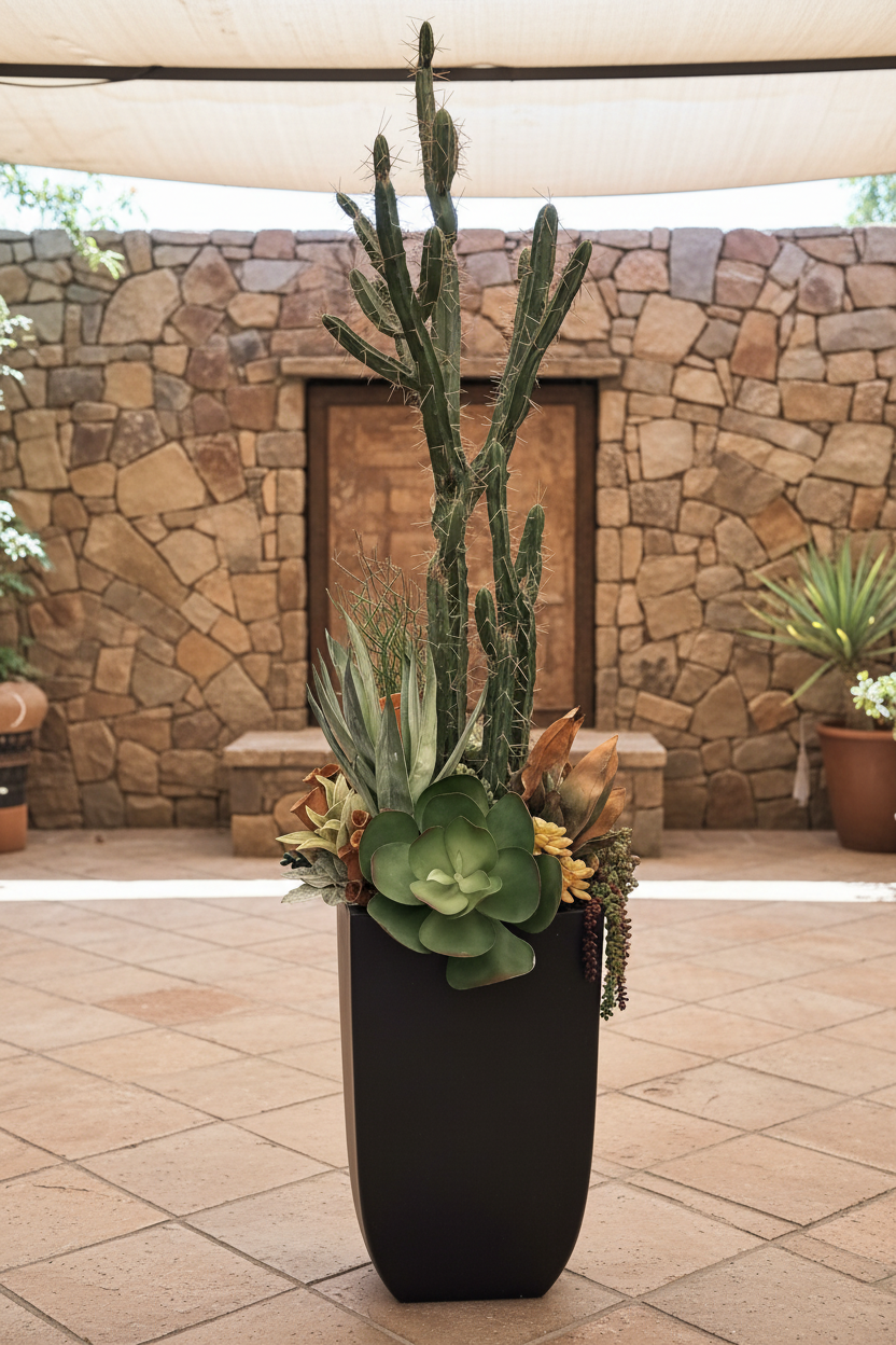 Botanical Large Cactus