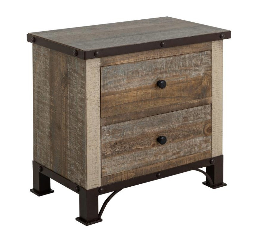 Antique 2 Drawer Nightstand