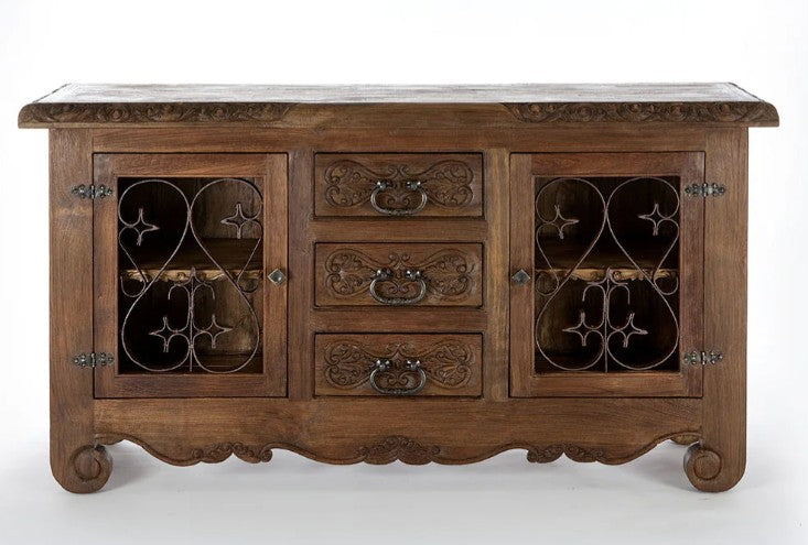 Lovina Buffet with Small Iron Doors