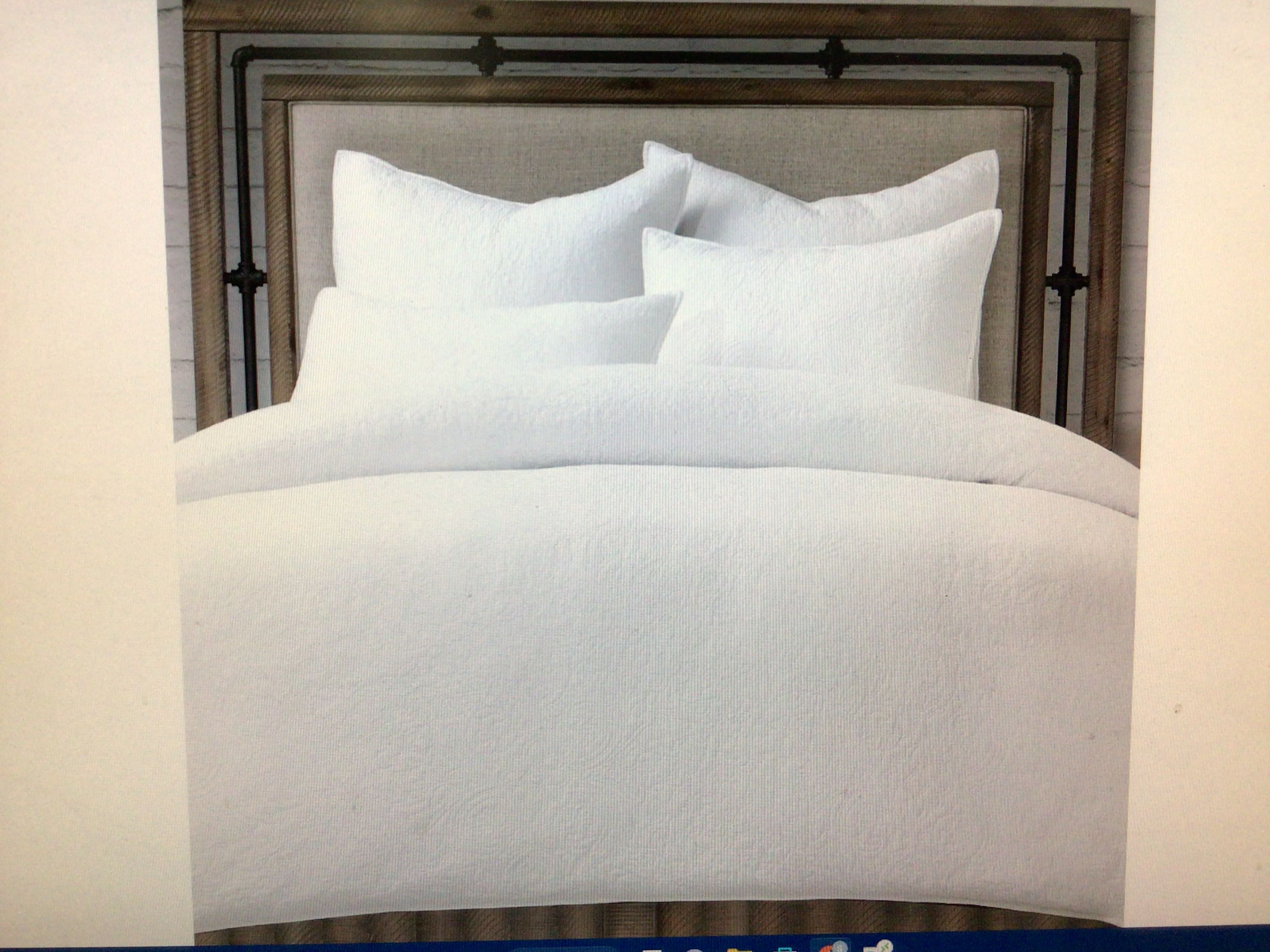 Bedding Set Bayberry Duvet King 6pc White