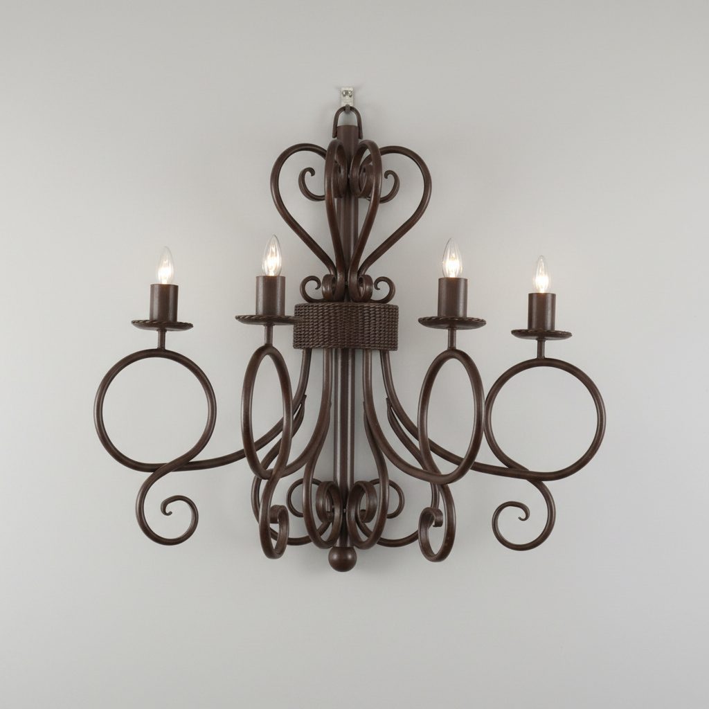 Sconce Iron 4 Light