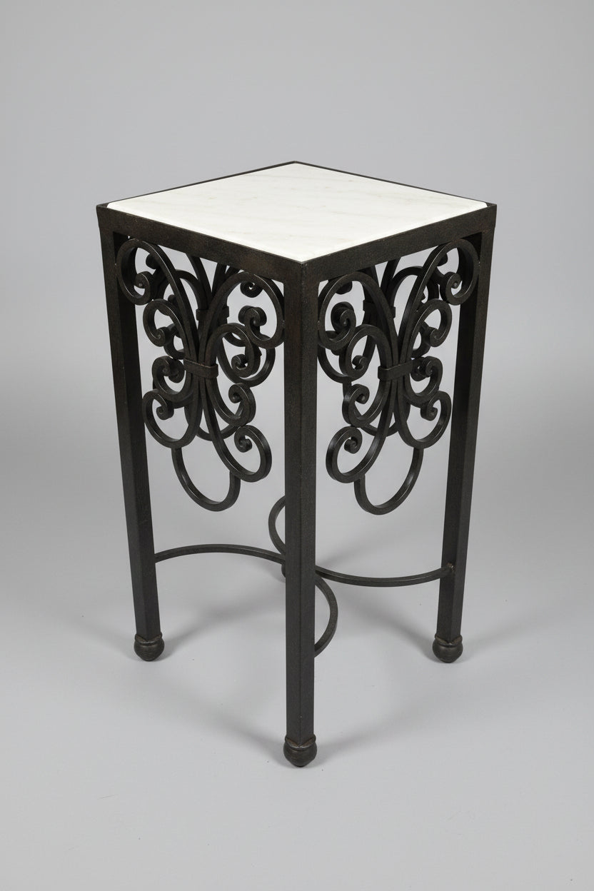 Side Table Iron Cantera Top