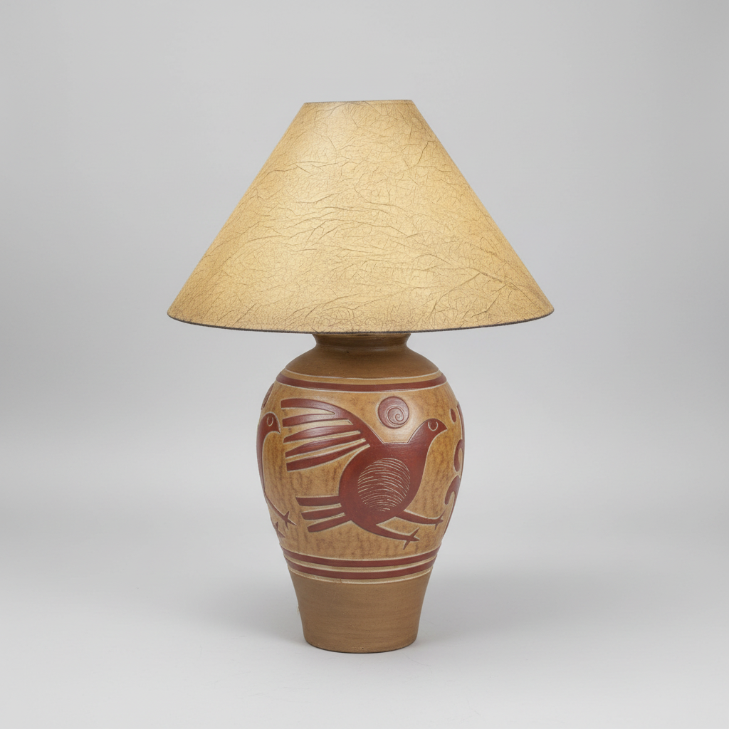 Table Lamp Indian Bird