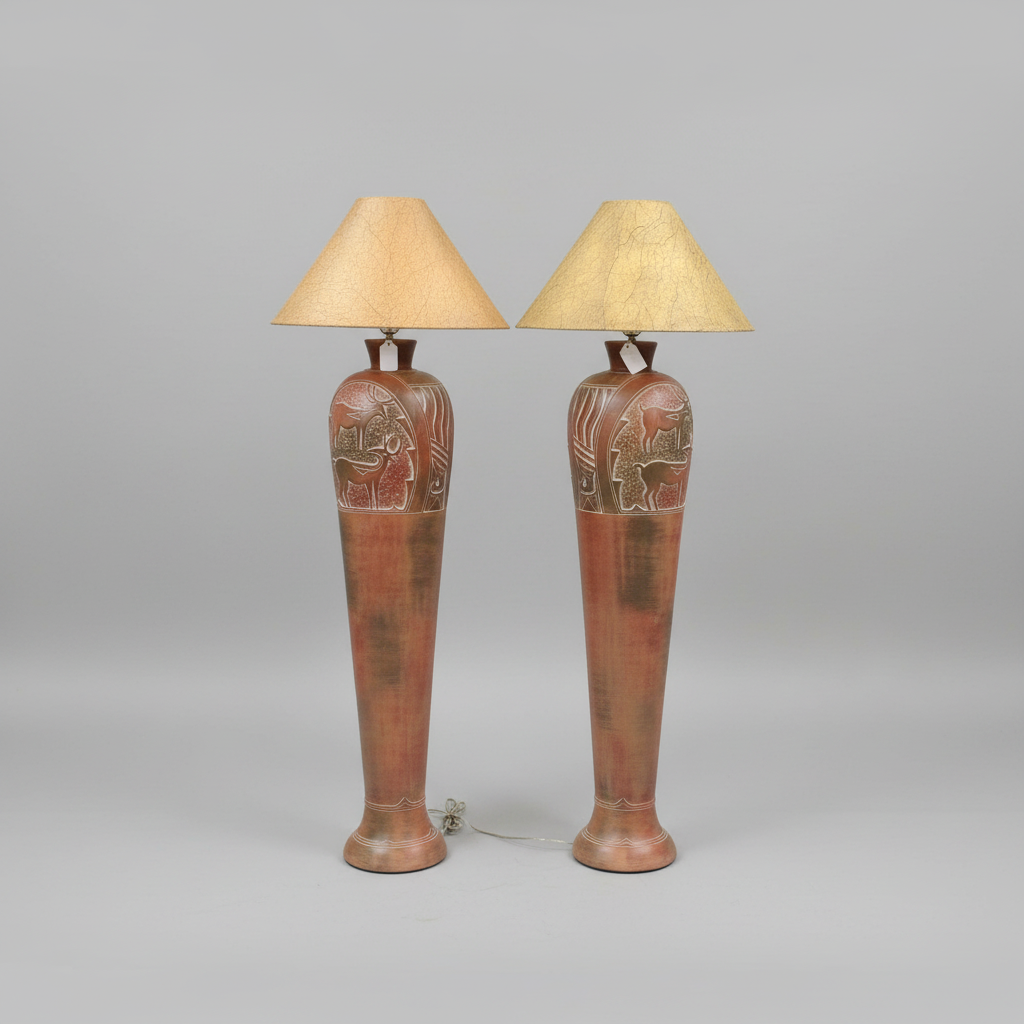 Floor Lamp Indian Deer