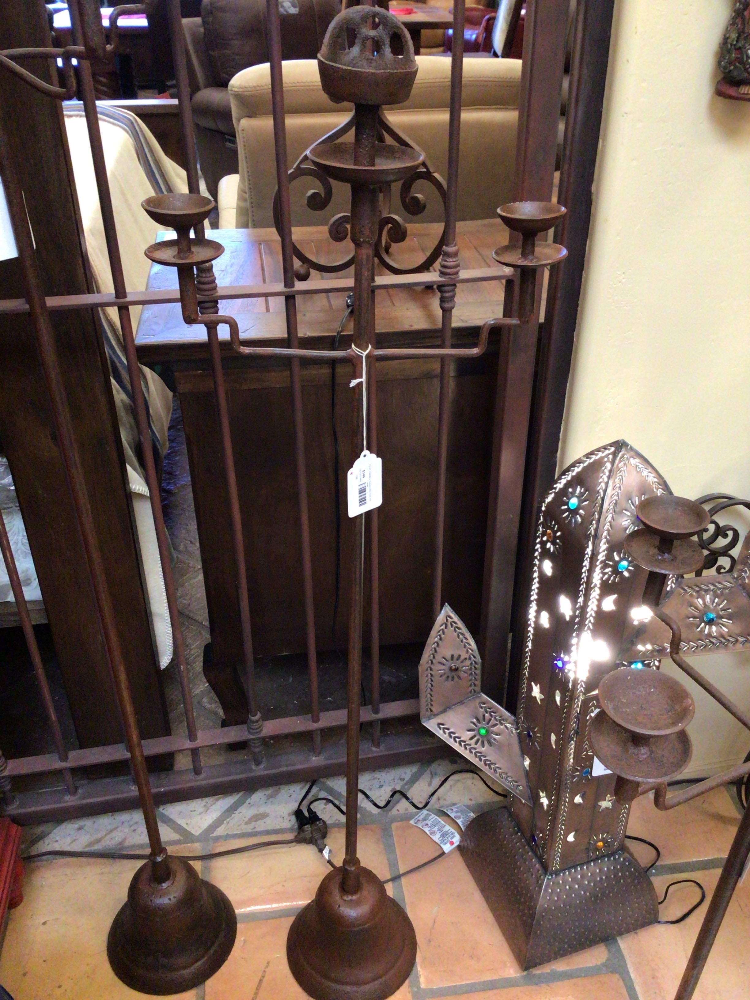Candleholder Cast Iron Large