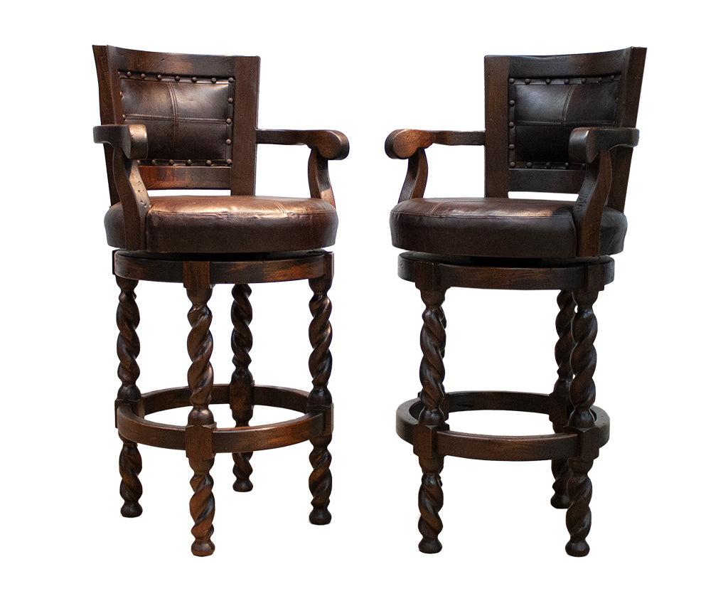 Barstool Rafaela 30" Leather HOH DD