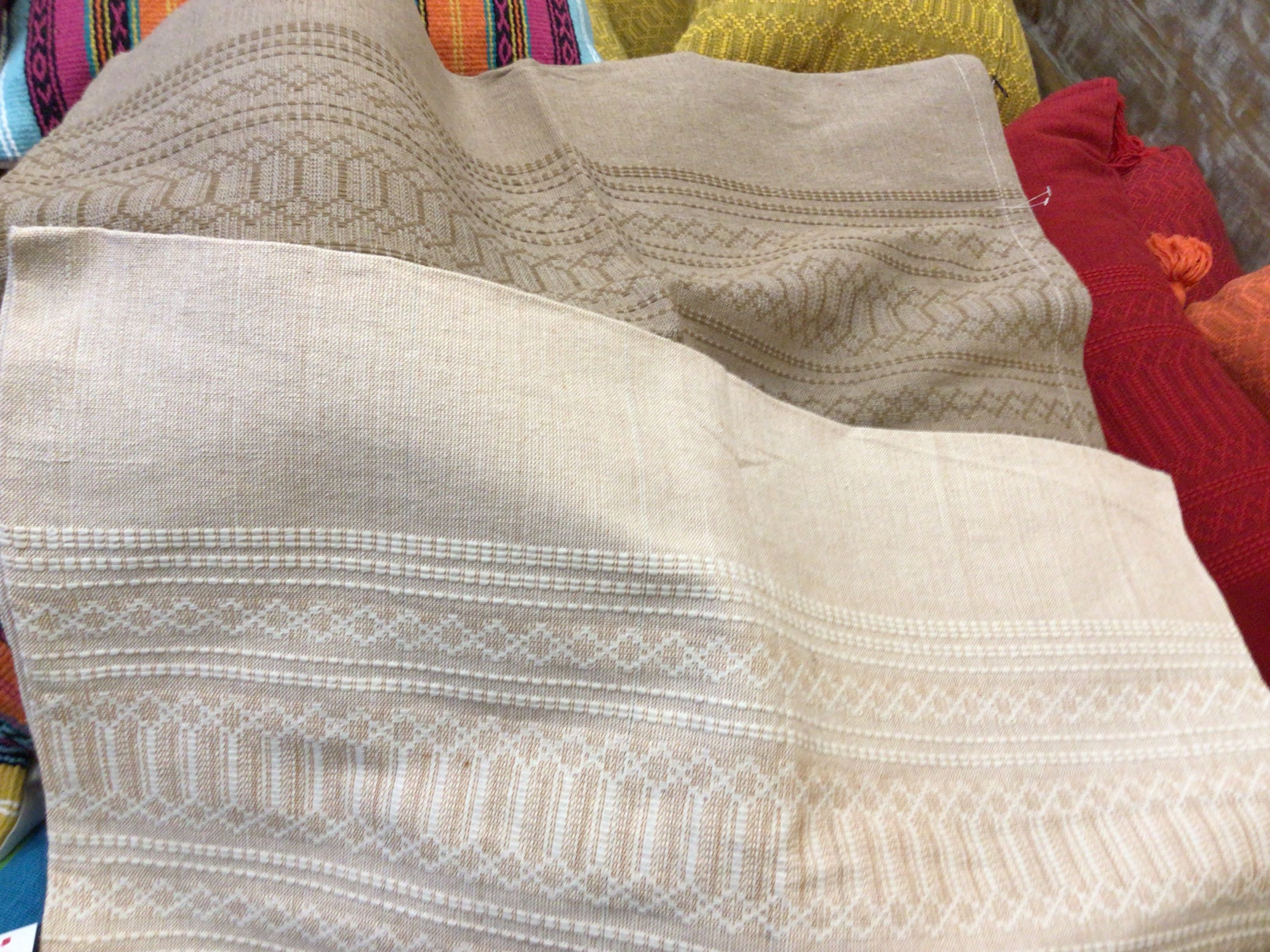 Bedding Pair Handwoven Pillow Shams Queen